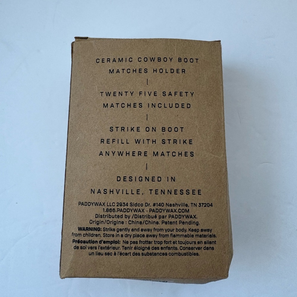 NWT Paddywax Cowboy Boot Match Holder - Picture 5 of 11